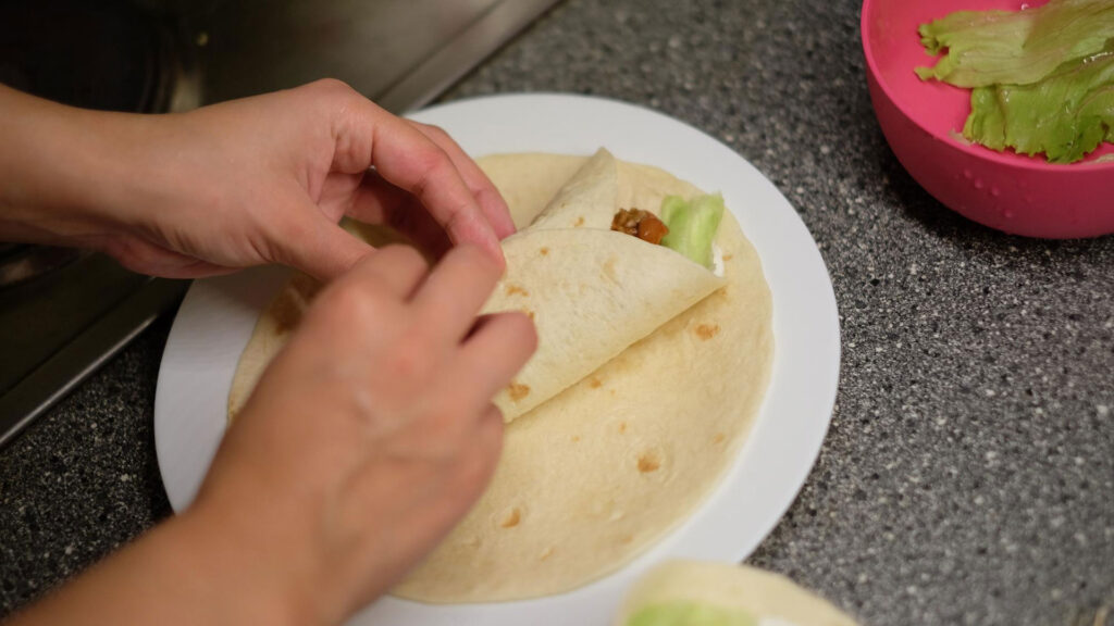 Making A Perfect Chimichanga.